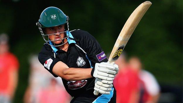 Worcestershire batsman Tom Kohler-Cadmore