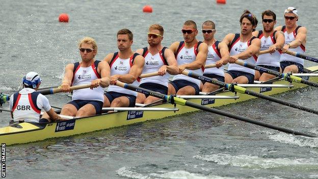 Great Britain's men's eight rowing team