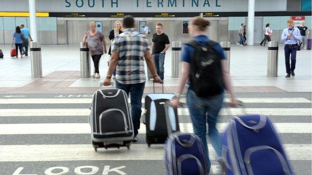 Gatwick airport arrivals