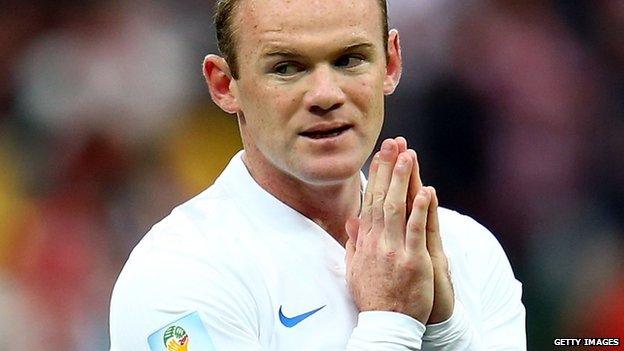 Wayne Rooney during the World Cup