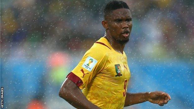 Former Cameroon captain Samuel Eto'o