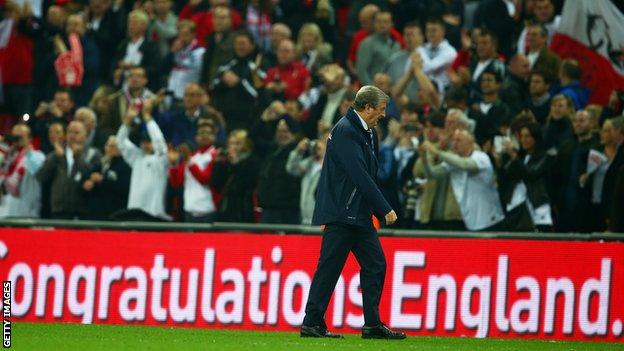 Roy Hodgson at Wembley