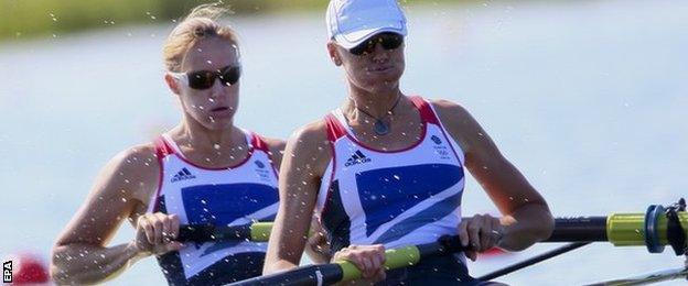 Helen Glover and Heather Stanning