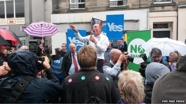 Jim Murphy in Kirkcaldy