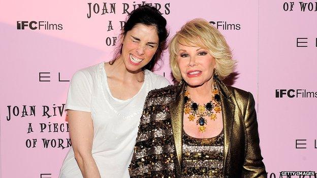 Sarah Silverman and Joan Rivers