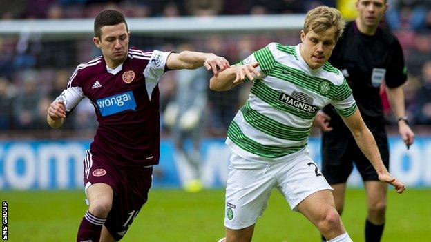 Hearts visit Celtic in the League Cup