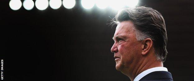 Manchester United manager Louis van Gaal