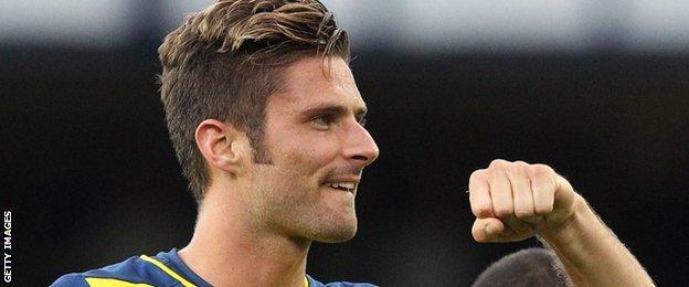 Arsenal striker Olivier Giroud