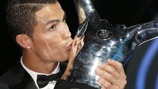 Cristiano Ronaldo wins Uefa Best Player in Europe Award