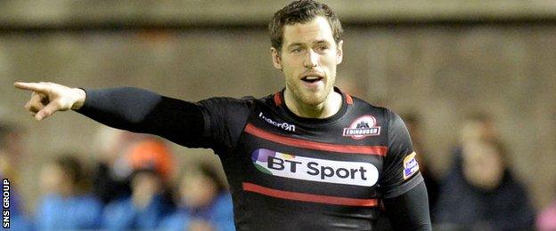 Edinburgh winger Tim Visser