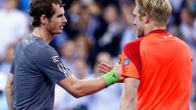 Andy Murray and Matthias Bachinger