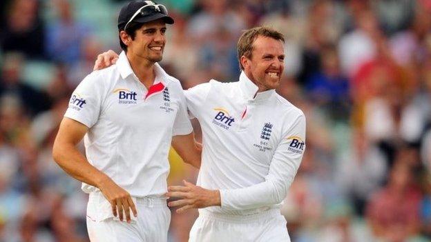 Alastair Cook and Graeme Swann