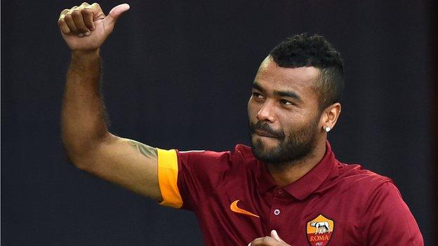 Roma's Ashley Cole