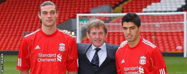 Andy Carroll and Luis Suarez