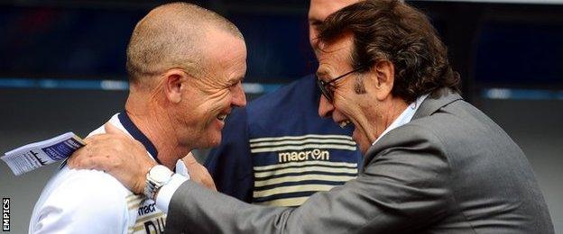 Dave Hockaday and Massimo Cellino