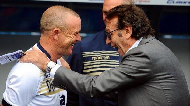 Dave Hockaday and Massimo Cellino