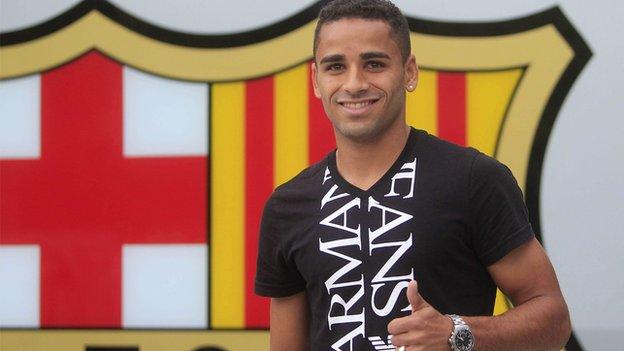 Barcelona sign defender Douglas