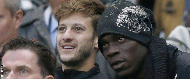 Adam Lallana and Mario Balotelli