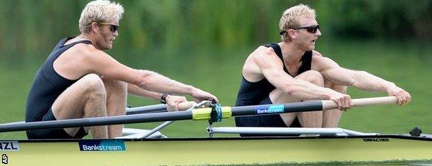 New Zealand's Hamish Bond and Eric Murray