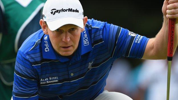 Stephen Gallacher at the Italian Open