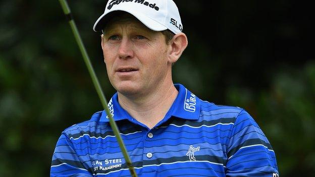 Stephen Gallacher at the Italian Open