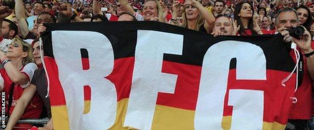 Flag at the Emirates Stadium