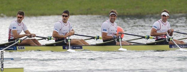 Graeme Thomas, Sam Townsend, Charles Cousins and Peter Lambert