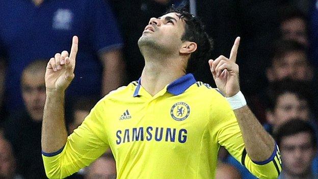 Chelsea striker Diego Costa