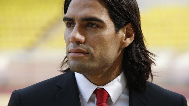 Monaco striker Radamel Falcao