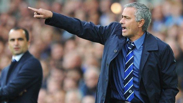 Jose Mourinho's Chelsea won 6-3 at Everton