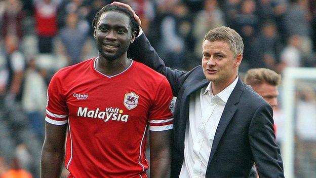 Kenwyne Jones and Ole Gunnar Solskjaer