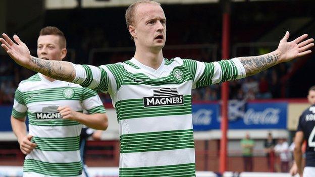 Celtic striker Leigh Griffiths