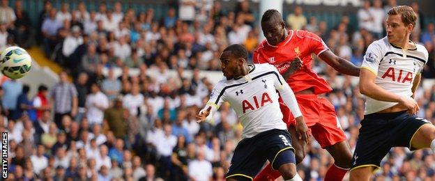 Mario Balotelli of Liverpool