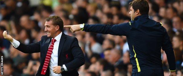 Brendan Rodgers and Mauricio Pochettino