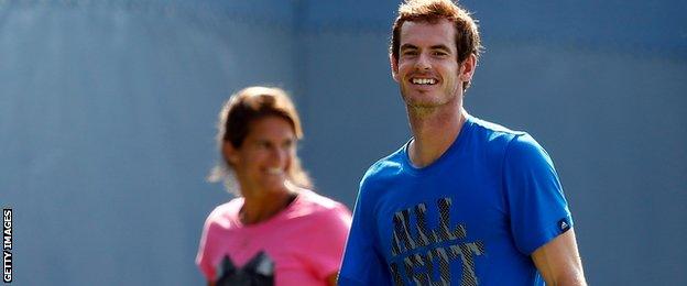 Andy Murray and Amelie Mauresmo