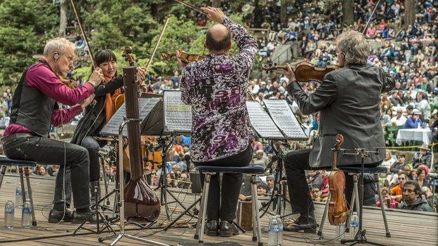 Kronos Quartet, which performed at this year's festival