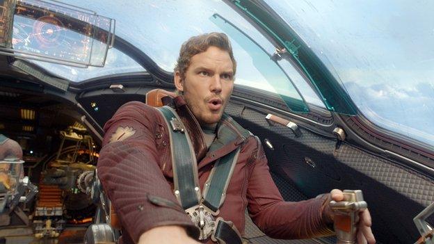 Chris Pratt in Guardians of the Galaxy