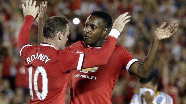 Wayne Rooney and Danny Welbeck