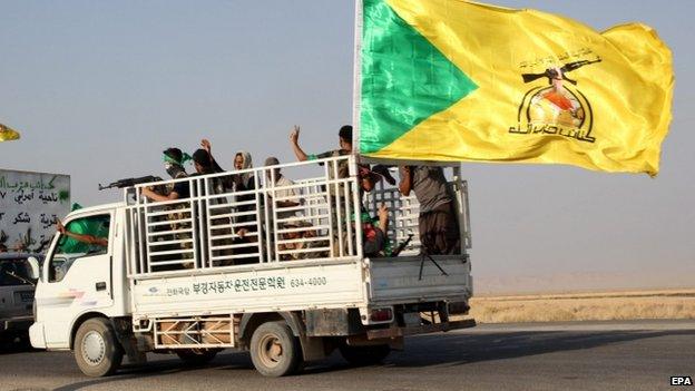 Kataib Hezbollah militia vehicle - 1 September