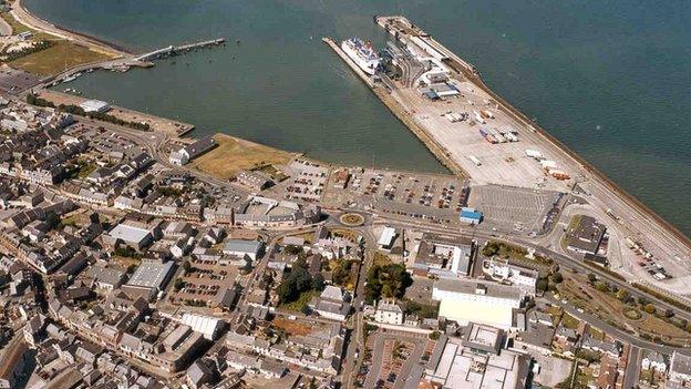 Stranraer harbour