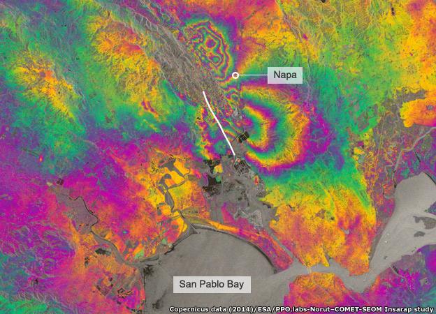 Napa interferogram