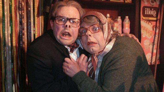 Reece Shearsmith as Edward and Steve Pemberton as Tubbs in League of Gentlemen
