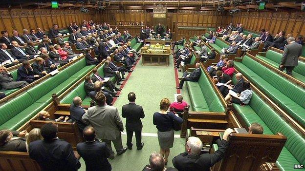 MPs in the House of Commons