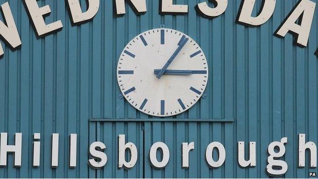 Hillsborough clock