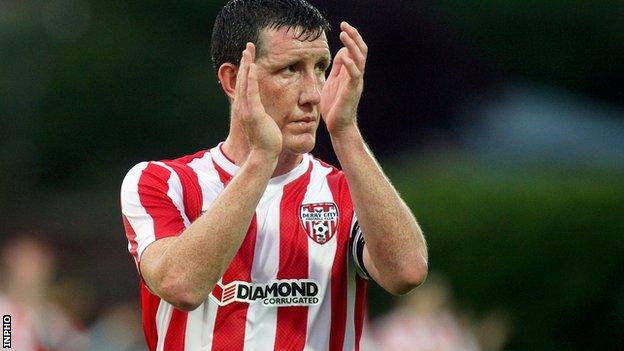 Derry City captain Cliff Byrne leaves the club by mutual consent