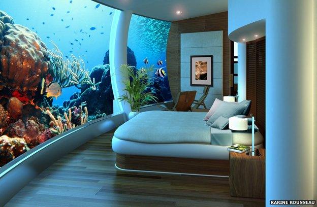 Homes where you can live under the sea - BBC News