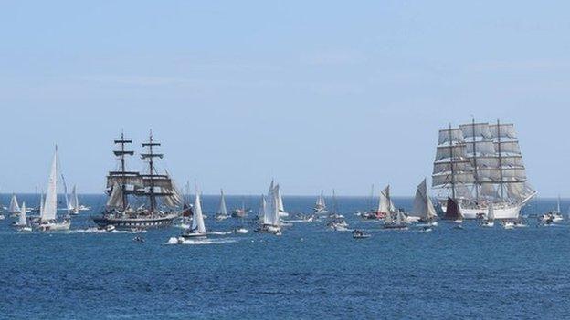 Tall Ships in Falmouth