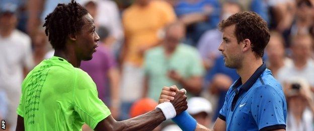 Gael Monfils and Grigor Dimitrov