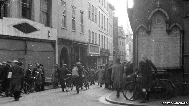 World War One shrine at the top of the High Street, Guernsey