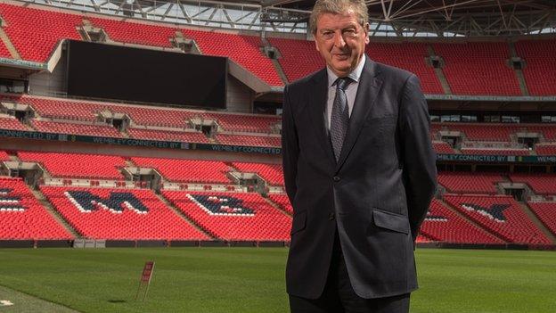 England manager Roy Hodgson at Wembley